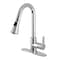 Gourmetier LS8721CTL Continental Single-Handle Pull-Down Kitchen Faucet, Chrome LS8721CTL - alternate 1